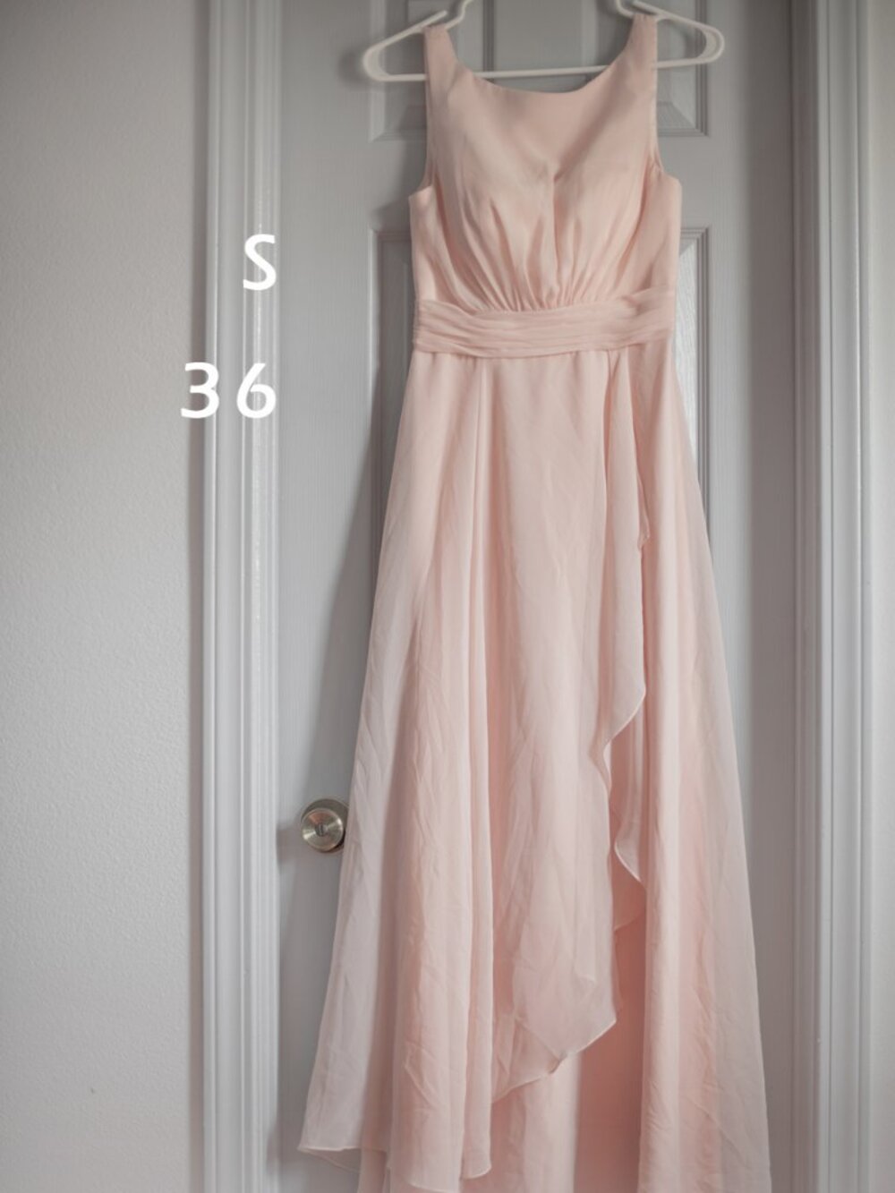NWT pink bridesmaid bridal wedding prom dress size 4
